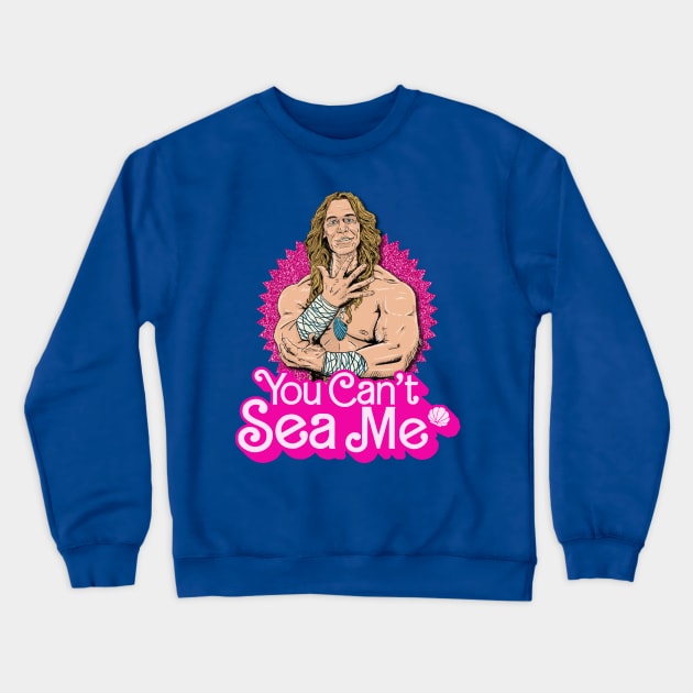 Mermaid Ken - You Can't Sea Me Crewneck Sweatshirt by deancoledesign